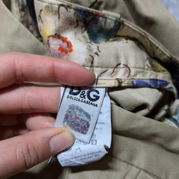 Dolce & Gabbana Tan Khaki Pants Size 40 Work Pants Trousers Office US Small - Picture 5 of 12